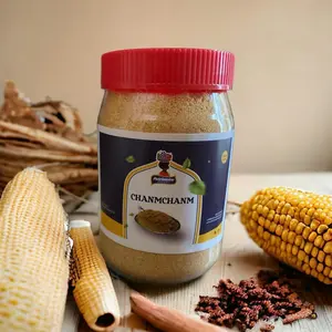 Chanm Chanm Sweet Corn Powder Snack - Corn Flavor, No Artificial Ingredients, Ideal for Snacking