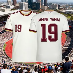 2026 Spain Yamal #19 Pedri #20 Home and Away Short-Sleeve Soccer Jerseys