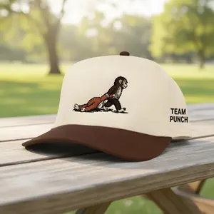 Punch Premium Embroidered Otto Hat, Team Punch Premium Trucker Hat, Punch The Monkey Otto Hat, Vintage Otto Hat