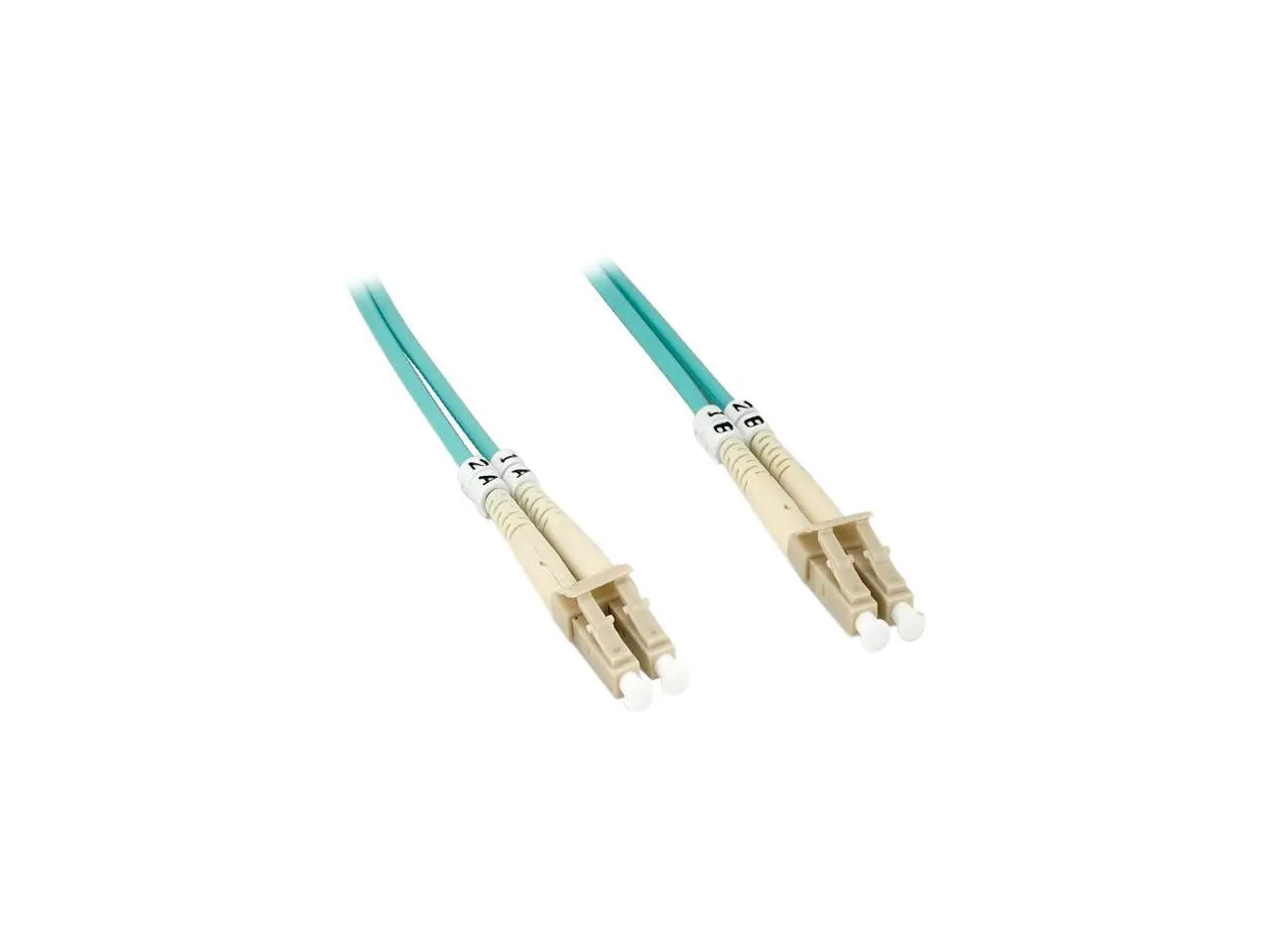 Nippon Labs OM3 LC / LC 10Gb 50/125 OM3 Duplex Multimode Fiber Optic Cable 1M, Blue
