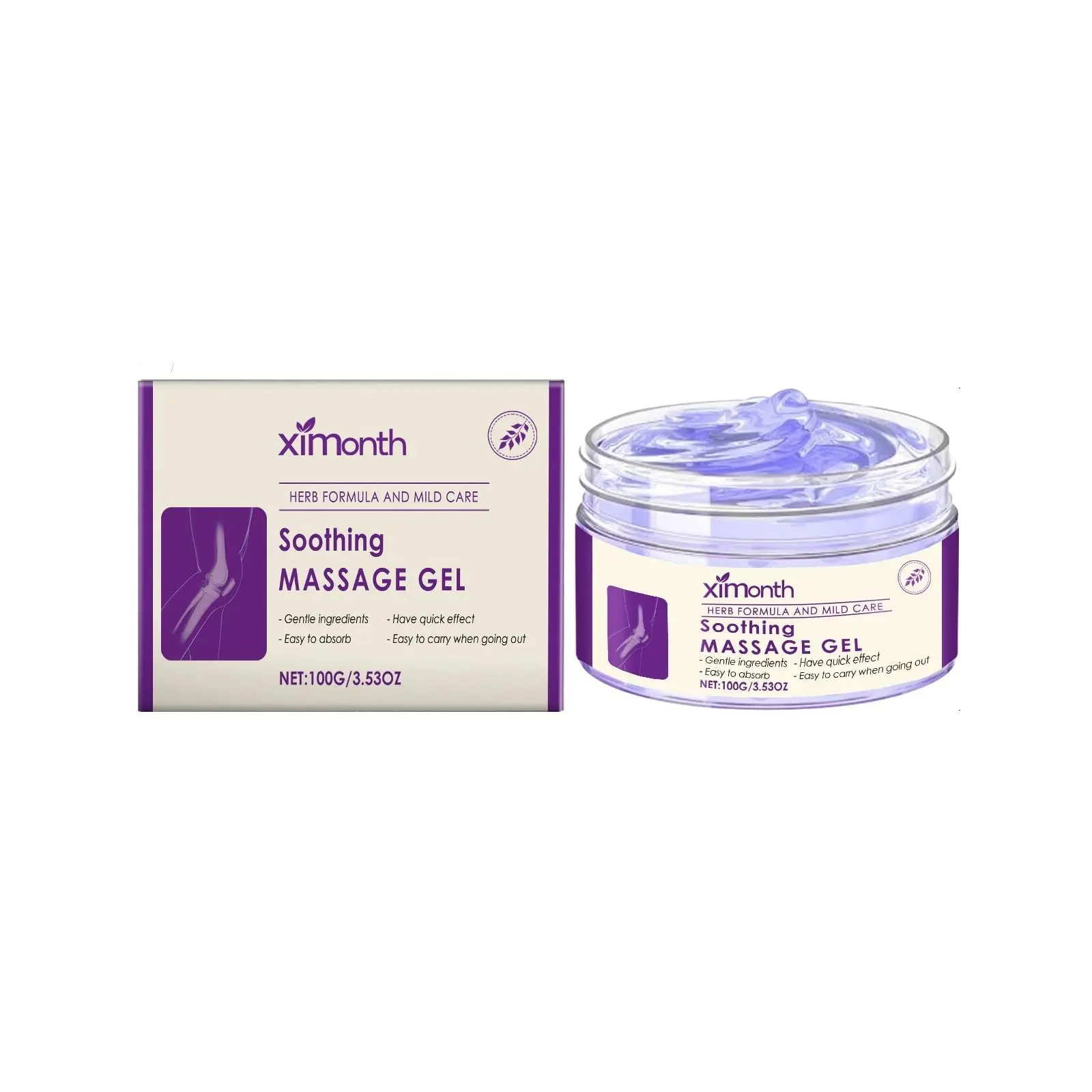 【Father's Day Gift】Clearance Sale! Ximonth Soothing Massage Gel, Natural Plant Extracts, Fast Absorbing Non-Greasy, Relief Joint Discomfort & Muscle Pain 100g