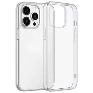 Silicone Ultra Thin Soft Case for IPhone 16 15 14 13 12 11 Pro Max 15 Plus Clear Transparent Back Cover Slim Ip16 Promax