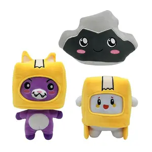 20-25CM Lanky--box Removable Cartoon Robot Soft Toy Plush Children's Gift Turned Into A Doll Girl Bed Kawaii Pillow Lovely Gift