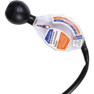 Antifreeze Tester, High Accuracy Dial Type Coolant Hydrometer Tester for Understanding the State of Coolant,   Liquid Densitometer 6/12/24V (Multicolored)