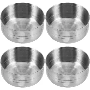 4 count Stainless Steel  Shaker Lid Replacement Fit for 350ml Shaking Cup -  Shaker  for  Bar Bartenders