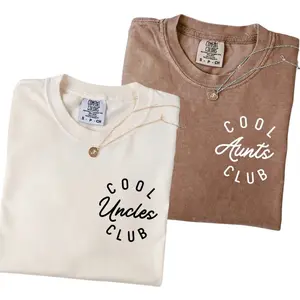 Comfort Colors Cool Aunts & Uncles Club T-shirt – Auntie Shirt, Mother’s Day Gift, New Aunt Gift, Pregnancy Announcement Shirt, Aunt to Be Tee