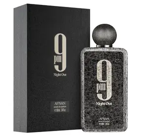 Afnan 9 PM Night Out Unisex Extrait de Parfum, 100ml (3.4 oz)