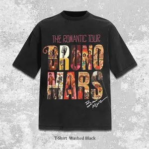 24K Magic The Romantic Tour T-Shirt Vintage Graphic Tee, Gift Music Fan Hit-Making Master, Aesthetic Streetwear Outfit, Retro Mr 24k Tee, Unisex Oversized Shirt, Summer Outfit Trendy Fashion, Retro 90s Music Style, New Tour 2026 Gift For Fans Classic