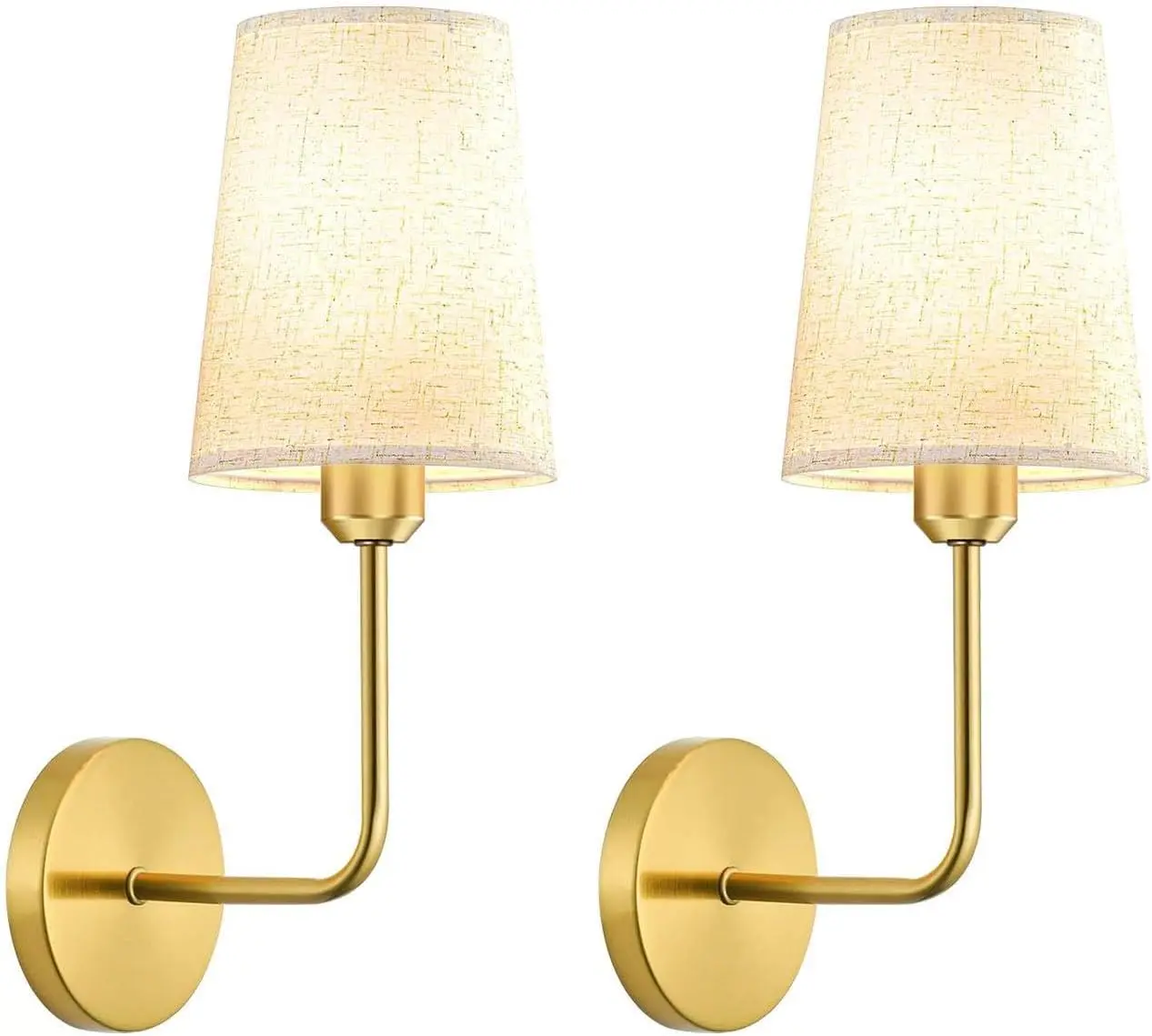 ETL Battery Operated Wall Sconce Set of 2, 15000mAh Rechargeable Wall Lights with Timer Function, Magnetic Mounting & Dimmable, Wireless Wall Lamp for Bedroom, Living Room, Bulb Included
