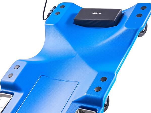 【summerfinds】VEVOR 40 in Mechanic Creeper with LED Light, Low Profile Plastic Garage Creeper, 350 lbs Under Car Rolling Creeper with 6 Swivel Casters, Padded Headrest & Tool Trays for Auto Repair,car accessories 【summerfinds】VEVOR 40 in Mechanic Creeper with LED Light, Low Profile Plastic Garage Creeper, 350 lbs Under Car Rolling Creeper with 6 Swivel Casters, Padded Headrest & Tool Trays for Auto Repair,car accessories
