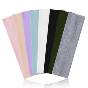 8 Pack Headbands for Women Non Slip- Thick Headbands for Women, Soft Cotton Headband Fashion Sports Hair Bands for Women's Hair for Workout Yoga Running