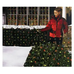 212 MAIN Celebrations P92M42A1 Mesh Net Shimmering Twinkling Fairy Lights, Multi-Color, 150 Bulbs, 4x6 ft, Indoor/Outdoor Tree & Festive Decorations