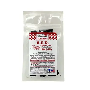 R.E.D. | Healing Shrimp Feed for Caridina, Neocaridina, Cherry, Crystal Freshwater Shrimp | Sinking Strips | Small Batch Crafted