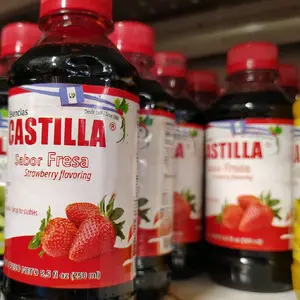1 bote Fresa  Flavor Concentrate 8.6 fl oz -   Esencias Castilla Fresa Flavor Concentrate Bottle