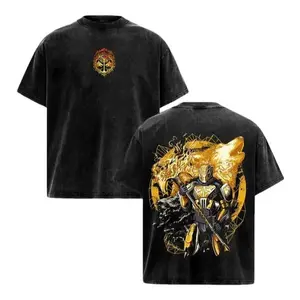 Destiny 2 The Guardian Vintage Washed Tee – Oversized Game Graphic T-Shirt, Heavyweight Retro Streetwear Cotton, Perfect for Fans of Movies, TV Shows, Art, and Epic Sci-Fi Game Poster Prints