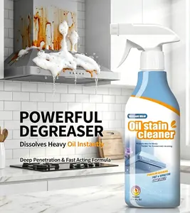 Heavy Duty Kitchen Degreaser Spray, Kitchen Grease Cleaner -For stovetops and range hoods - Removes greasestains - 500 ml/bottle Powerful Cleaner and Degreaser for Ovens, Stove Tops, Countertops and Appliances