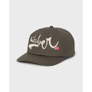 Quiksilver | Young Guns Impaired 6-Panel Snapback Hat | Men's 100% Cotton Embroidered Logo Adjustable Strap | Everyday Wear