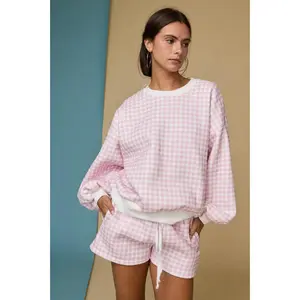 Pink Gingham Set
