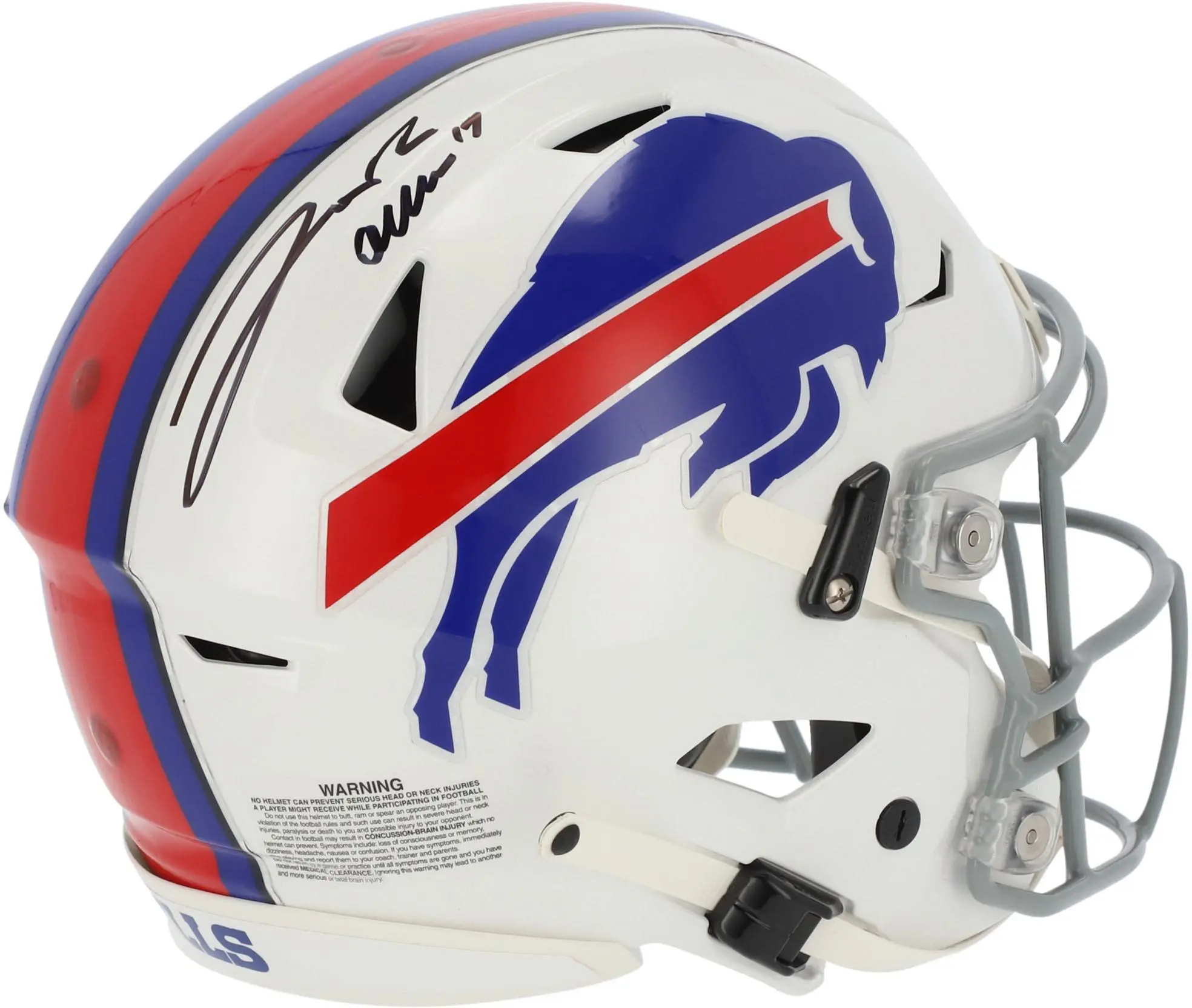 Josh Allen Buffalo Bills Autographed Riddell Speed Flex Authentic Helmet - Fanatics Authentic Certified