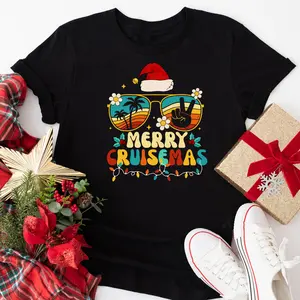 Merry Cruisemas Shirt, Family Cruise Christmas 2024 Shirts, Cruisin Crew T-shirt, Cruise Ship Vacation, Matching Family Shirts,  Christmas Trip Tee