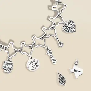 JA Jewelry Single Pendant with Multiple Elements Cute Fun Fashionable Exquisite DIY Bracelets Necklaces Perfect Gift for Family Loved Ones Friends