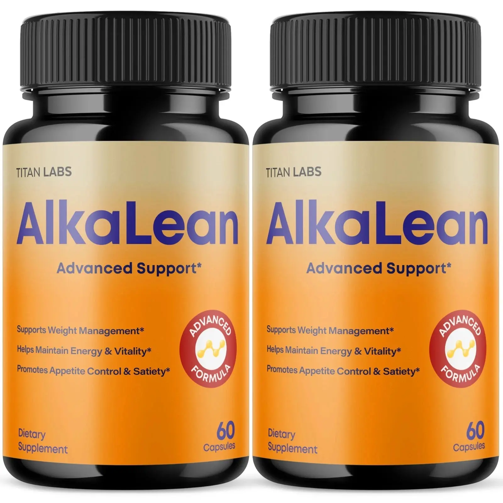 (2 Pack) Alkalean Advanced Energy Support Formula Alka Lean 120 Caps