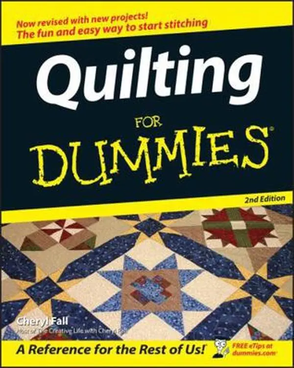 Used Quilting Tutorial Book - Quilting for Dummies by Cheryl Fall (English Paperback)