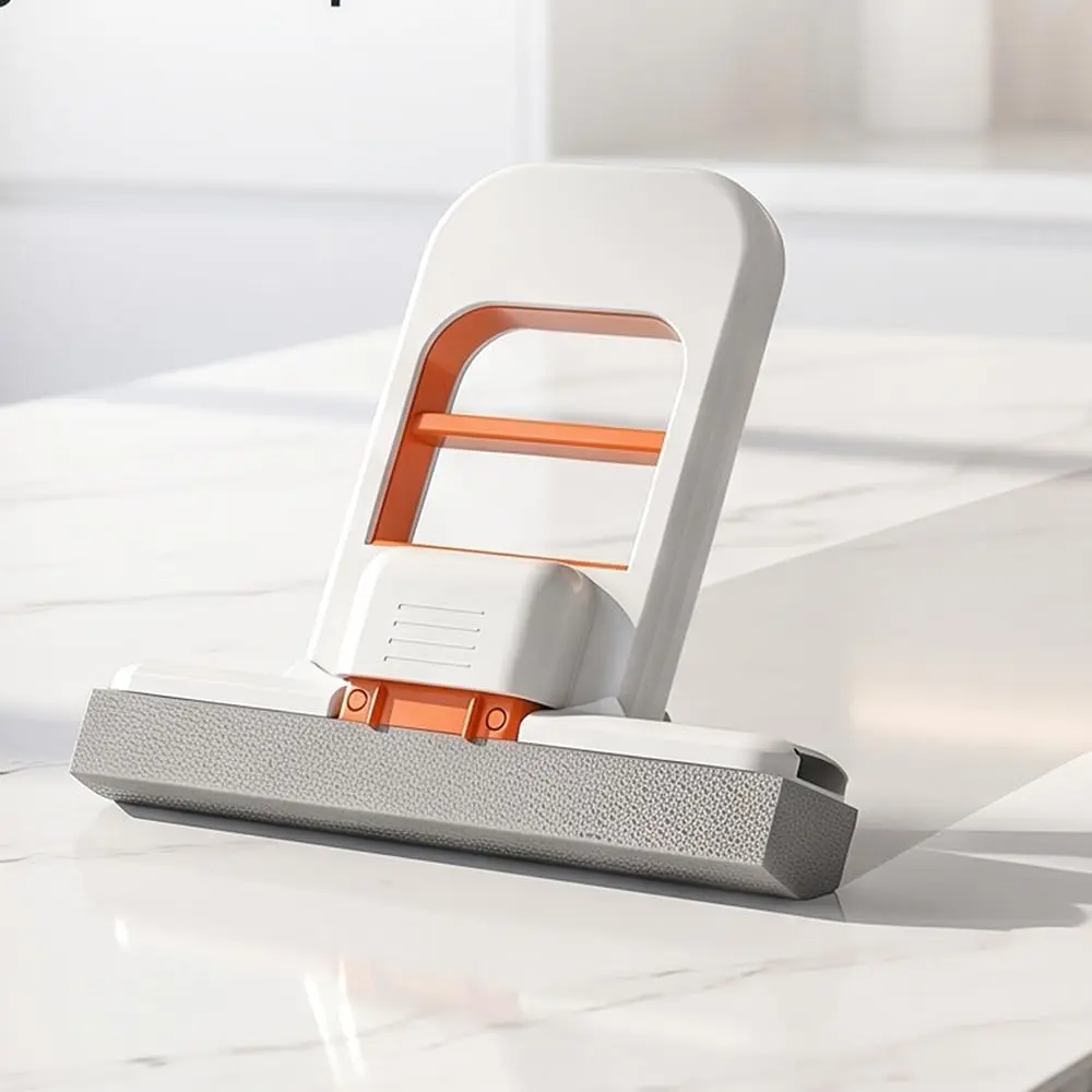 2026 New Upgraded Portable Compact Self-Squeezing Mini Mop - Foldable Handheld Mop with Replaceable Sponge Head, Wet & Dry Cleaning for Small Areas, Kitchen/Bath