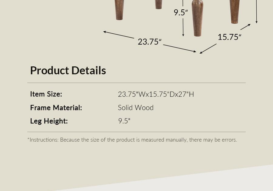 Hulala Joah 28"Tall Farmhouse 2-Drawer End Table with Built-in Charging, Farmhouse and Transitional Styles, Rustic Elegance, Convenient Charging Station, Round Ring Pulls, Spindle Legs with Cushioned Feet, Solid Wood Construction