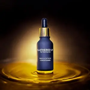 Slathered Up Nail & Cuticle Conditioner by NailzByVee - Luxurious Formula for Soft Nails & Cuticles
