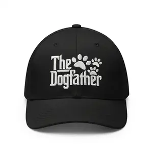 The Dogfather Embroidered Baseball Cap - Funny Dog Dad Hat Perfect Gift for Dog Lovers