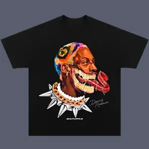 [ 100% Cotton] DENNIS RODMAN Venom Vintage Tee, DENNIS RODMAN T-Shirt, Unisex Basketball Shirt, Graphic Tees, Sweatshirt Menswear Womenswear Streetwear