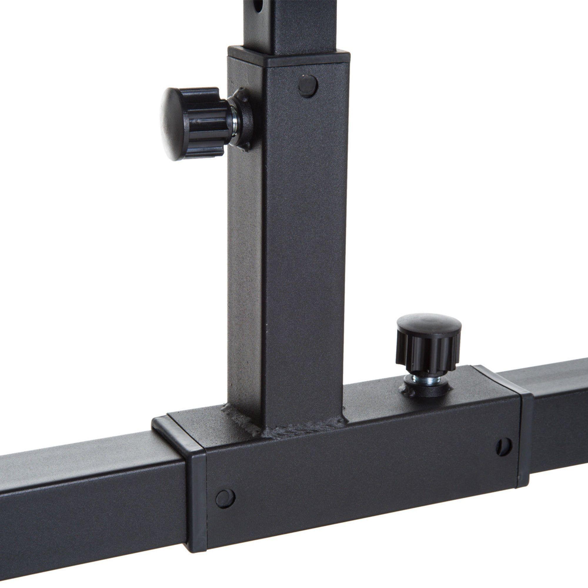 Steel Seated Calf Raise Machine Adjustable Leg Press Strength Training Gym Black