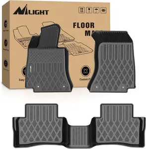Nilight TPE Floor Mats for Mercedes-Benz C-Class Sedan C300 C350e C400 C43 AMG C63 (2015-2021) – Custom Fit All-Weather Heavy Duty Interior Car Floor Liners