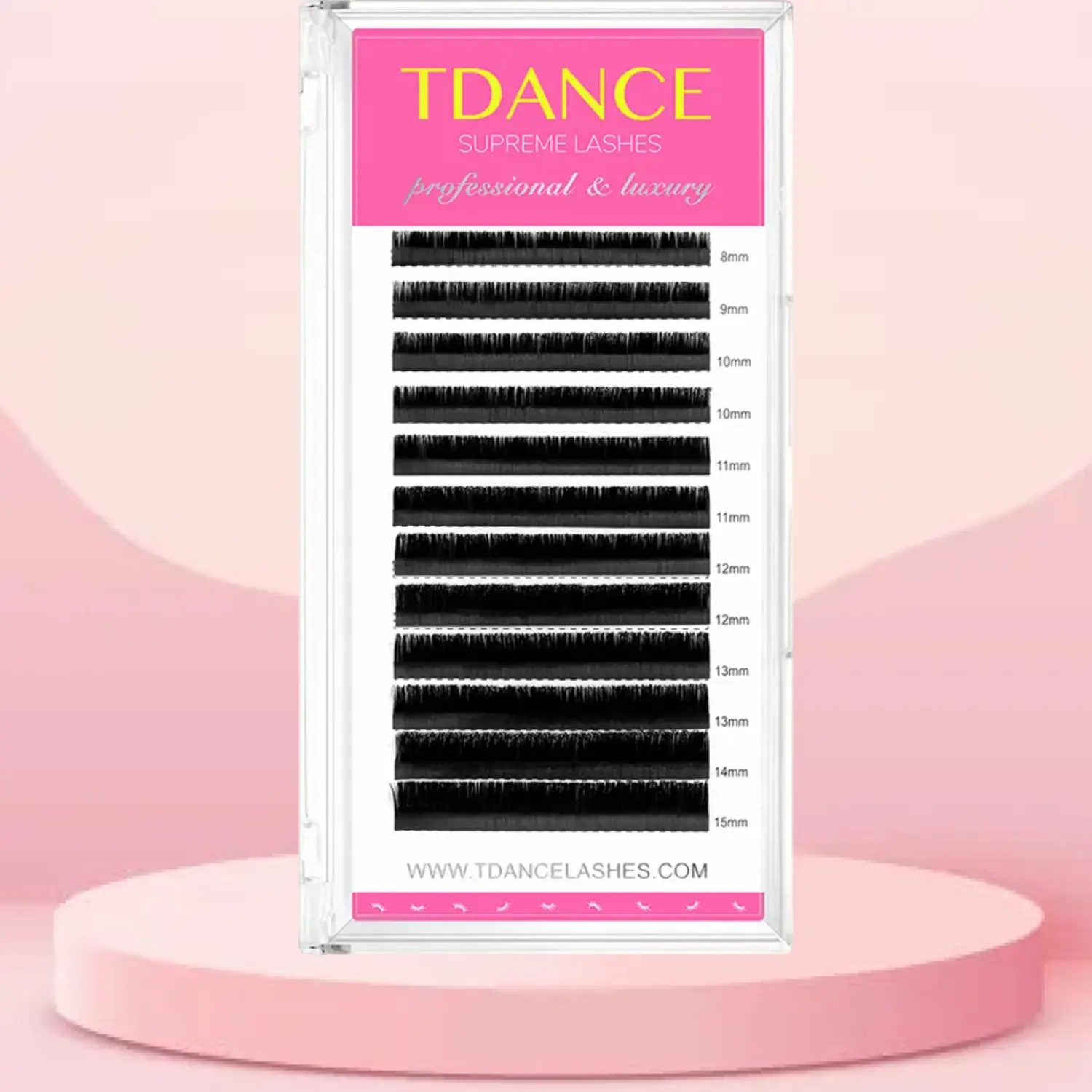 Mega Volume DIY Eyelashes Kit, 1 Set Makeup Natural Individual False Eyelash for Women & Girls, Natural Curling Lash Clusters Kit, Full Volumized Fals