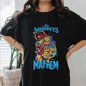 Vintage Muppets Mayheem Shirt, Muppets Lovers Shirt, Childhood Tee Shirt, Muppets Fans Shirt, Retro Muppets Music Sweatshirt