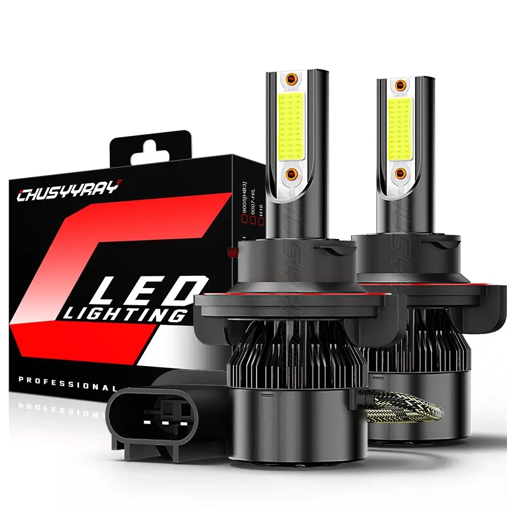 2 x 6000k White H13 LED Headlight Bulbs For 2017 2018 2019 Ford F250 F350 F450 Cars Accessories Led Drl Headlamps