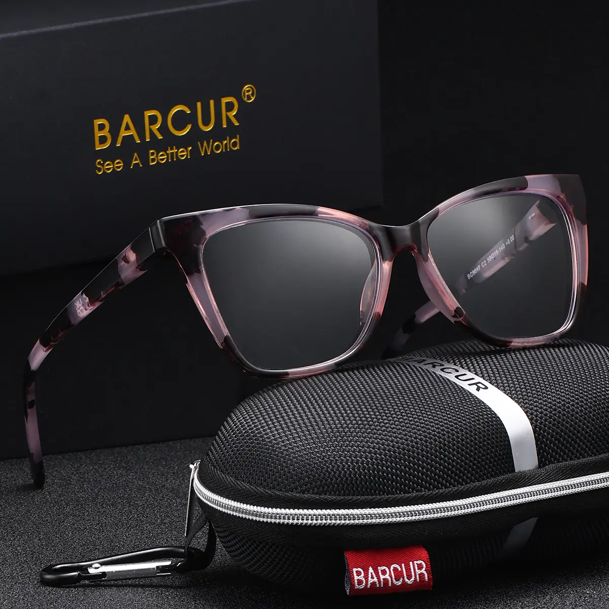 Barcur Cat Eye Thin Frame Men's Blue Light Reading Glasses, Unisex High Definition Anti-Blue Light Lenses, Brand Packaging, Holiday Gift Choice