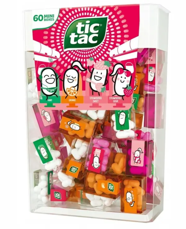 Tic Tac Travels Strawberry Edition, Mini Packs Mix