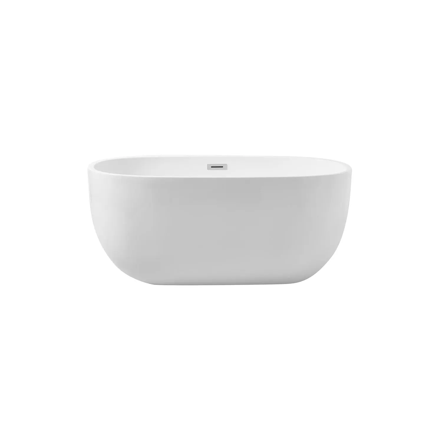 54 Inch Soaking Roll Top Bathtub In Glossy White - Style: 8463864