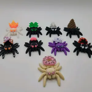Articulating fidget spiders