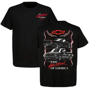 Chevrolet S-10 "Heartbeat of America" T-Shirt/Hoodie, Car Lover Tee, Full Colour, 100% Cotton Unisex Tee Made in USA Car Enthusiast Gift For Men, Father's Day Gift Idea Fan Men Top.