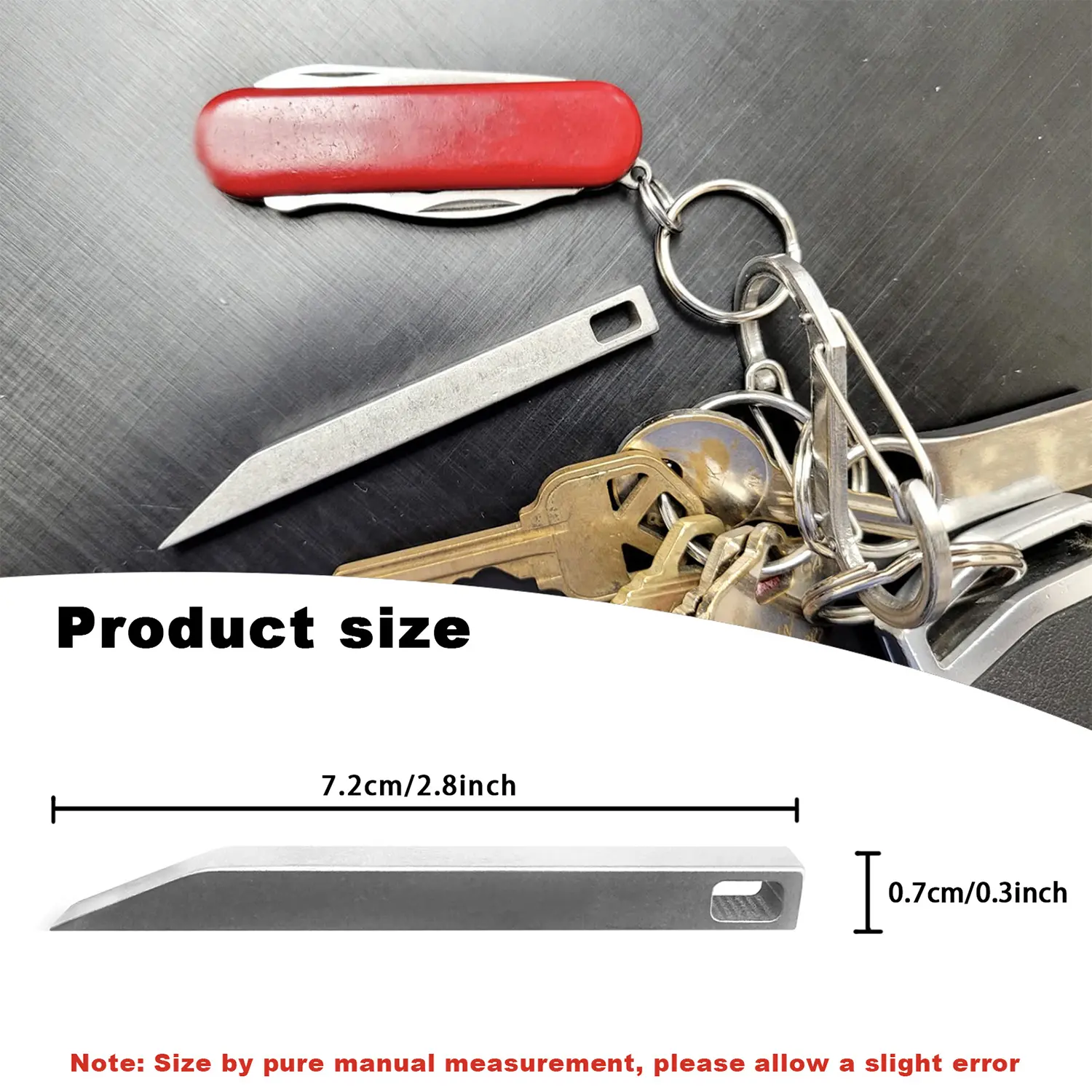 Mighty Prybar Keychain Tool, Heavy Duty EDC Mini Pry Bar Multitool for ...