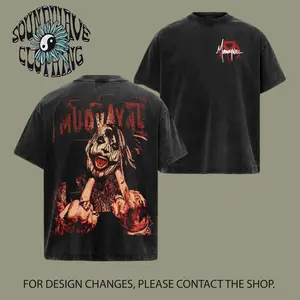 Vintage New Rare Mudvayne Summer Chad Mudvayne T-Shirt , Mudvayne T-shirt & Hoodie , Washed Oversized T-Shirt , Rock Band Shirt, Retro Music Tee, Rock Music Lover Shirt, Vintage Band Shirts Casual Fabric Fit Top , Top Men's and Women's Clothing