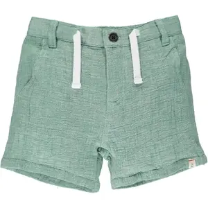 Green Gauze Shorts