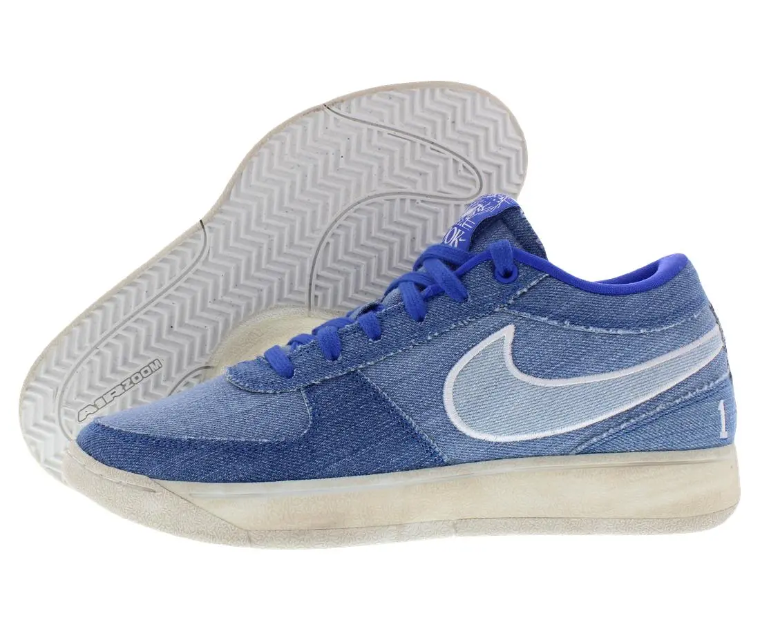 NIKE Book 1 Multicolored Sail Blue Low-Top Unisex Basketball Shoes, Court Performance Athletic Sneakers (Multi-Size), Multicolored/Multicolored/Sail