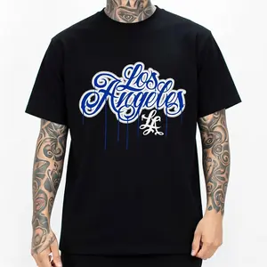 La Blue Original Chicano Clothing Mexican Clothes Lowrider Clothes Oversized Graphic Tee Medium Heavy Sweatshirt Hoodie for Men & Women S-5XL Loose Fit Unisex Streetwear Top