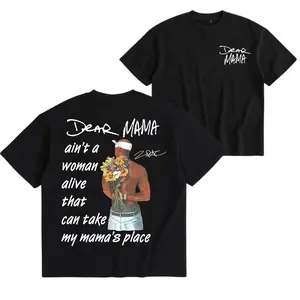 Tupac Mother's Day , Dear Mama Lyrics Tee, 2Pac Shakur TShirt, Mom's Day Aparel