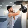 Faux Leather Pear-Shaped Speed Ball, Boxing Equipment for Indoor Training, Boosts Boxing & MMA Agility, Versatile Gym Gear with Mounting Accessories