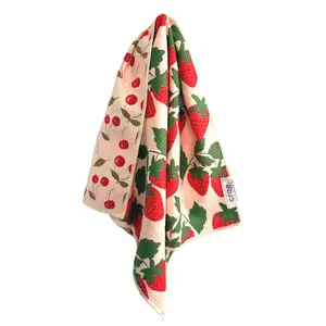 Berries & Cherries Reversible Hand Towel